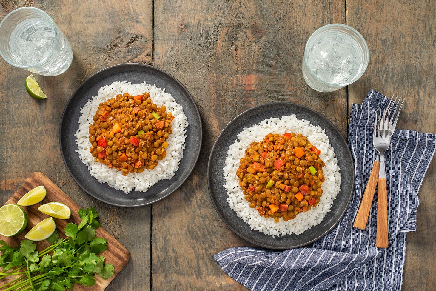 Lentejas Caseras con Chorizo y Arroz